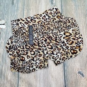 New FANCY FANS animal print soft shorts